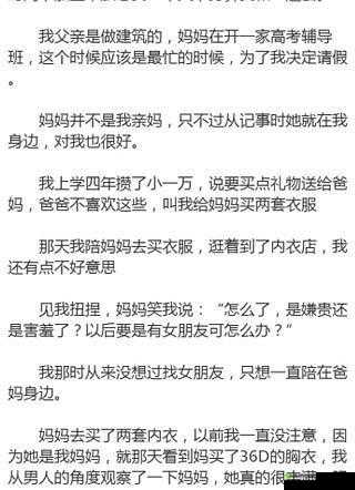 秘密花园后妈小城小说第十章：后妈与小城的隐秘纠葛新篇章